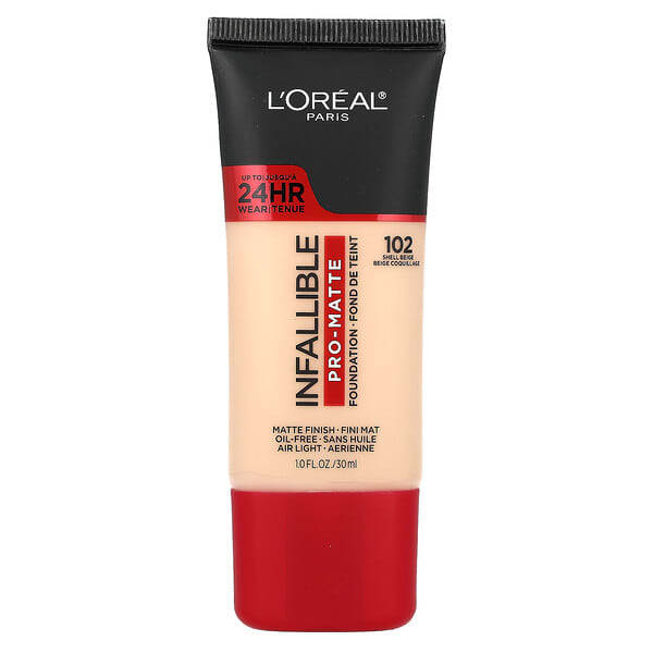 Base líquida Infallible Pro-matte oil-free 24hr foundation 30ml Loreal