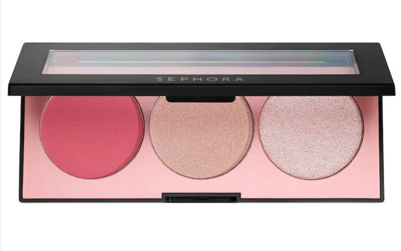 Paleta facial blush /i luminador Trio Face GLEAM Sephora