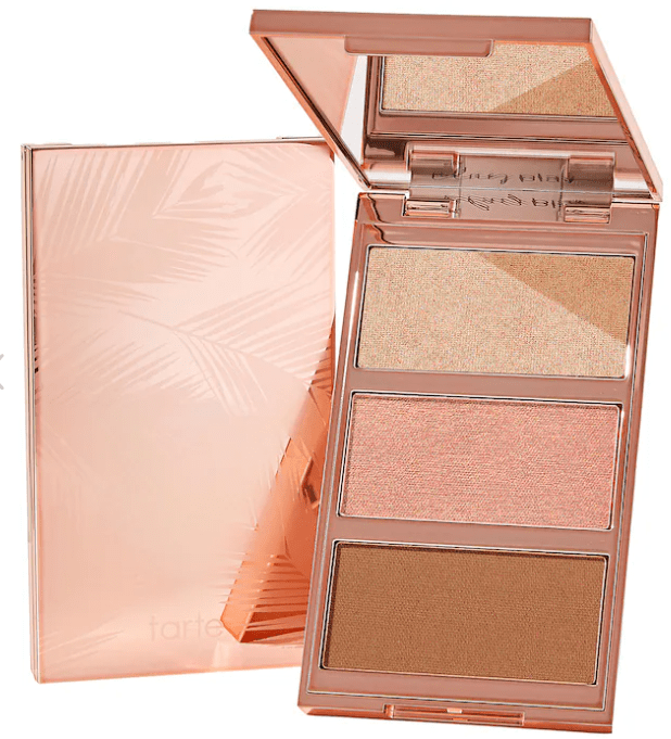 Mini paleta facial bronzer,iluminador e blush Clay Play to-go Tarte