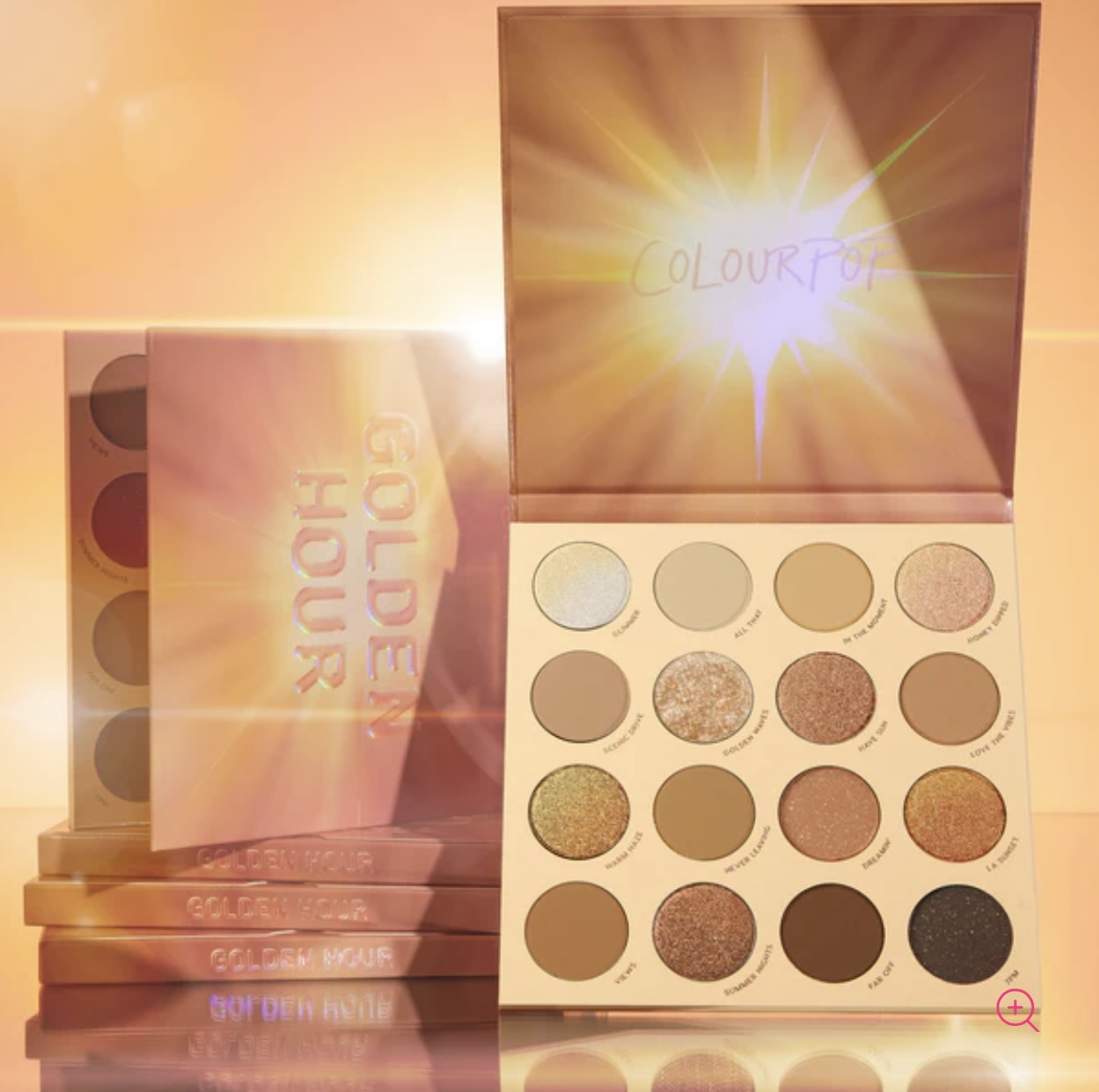 Paleta de sombras Golden Hour Coloupop