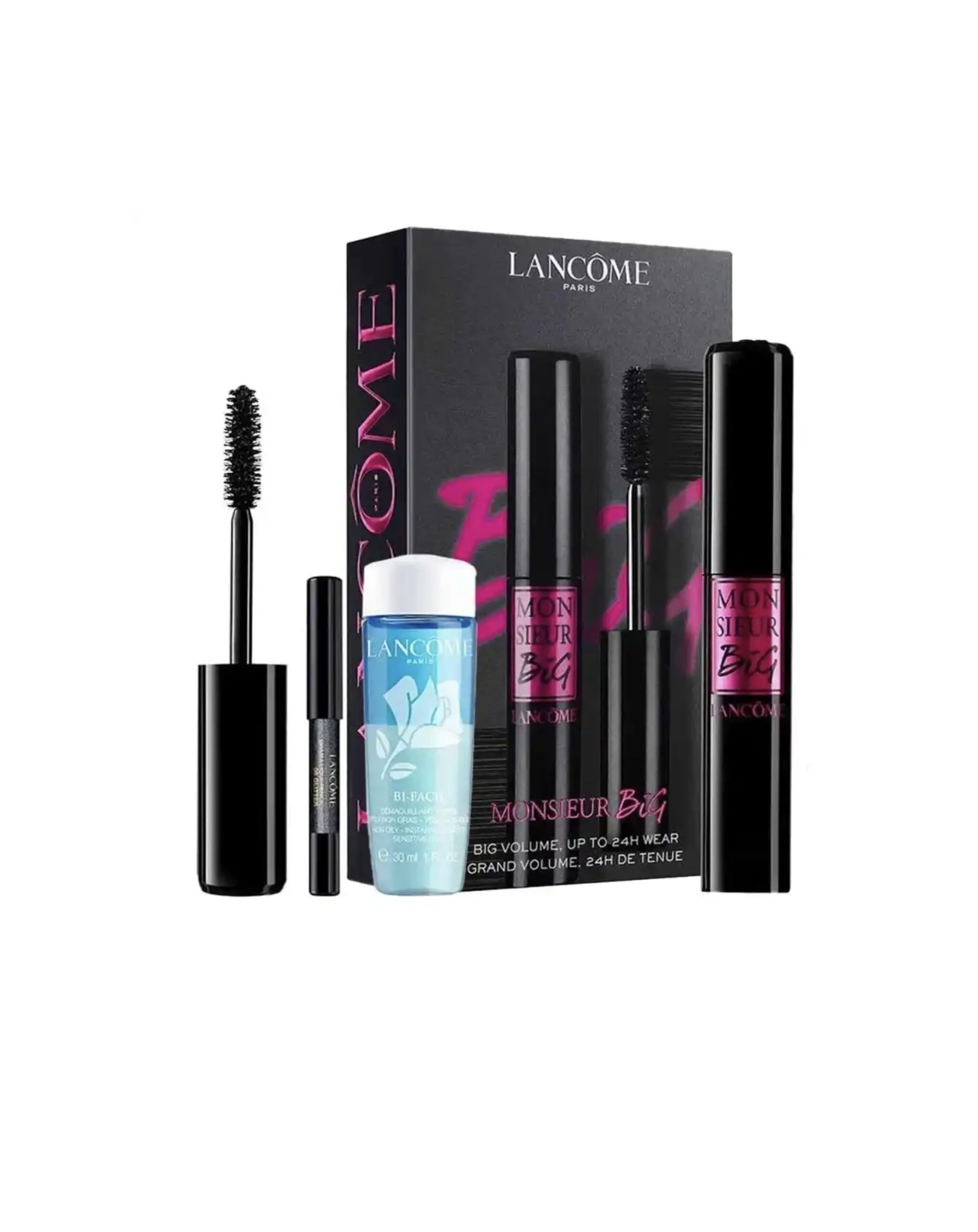 Kit maquiagem Monsier Big lápis de olho + máscara de olho + demaquilante  40 ml