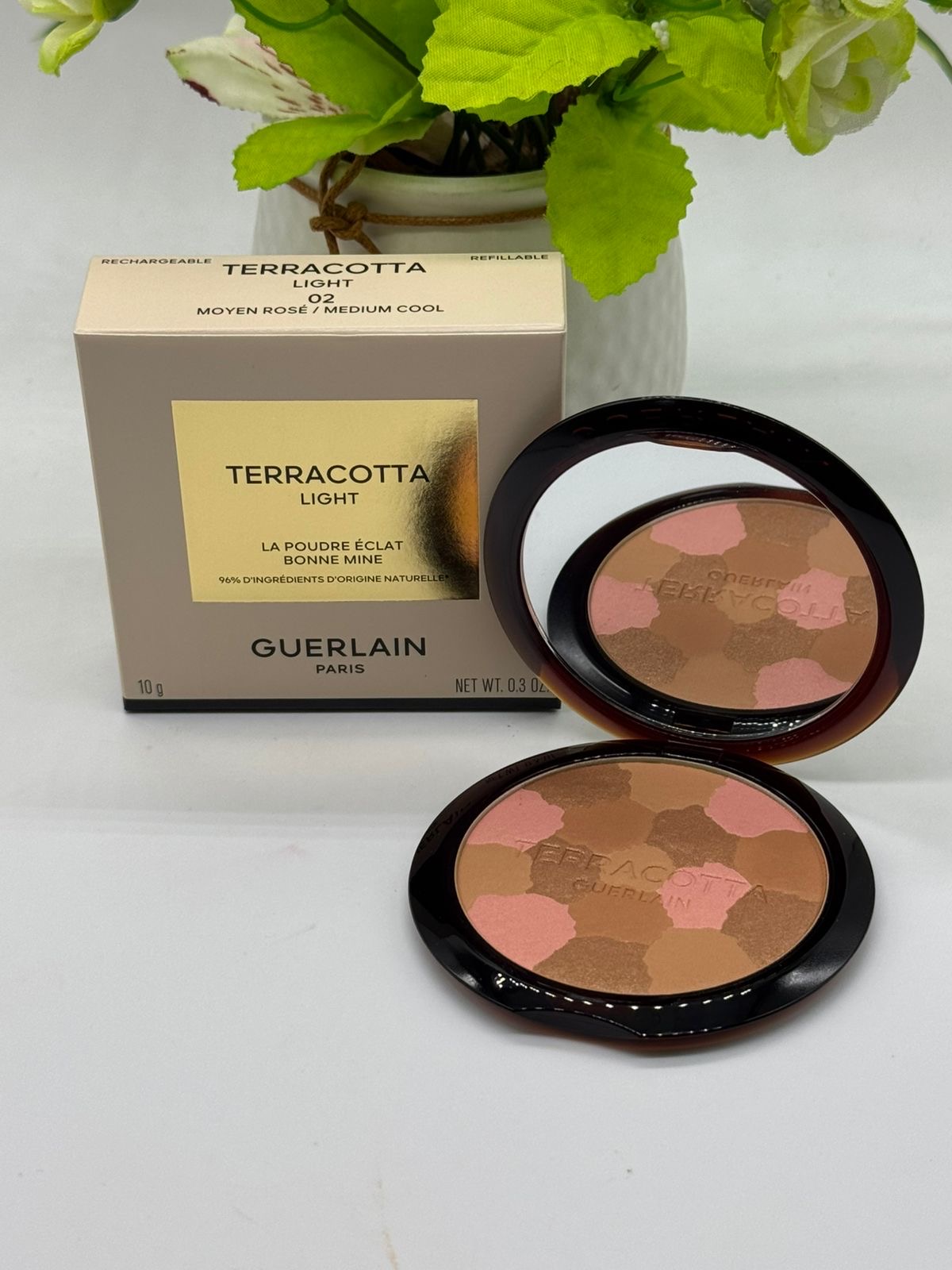 Bronzer em pó compacto Terracota Light cor: 02 medium cool Guerlain